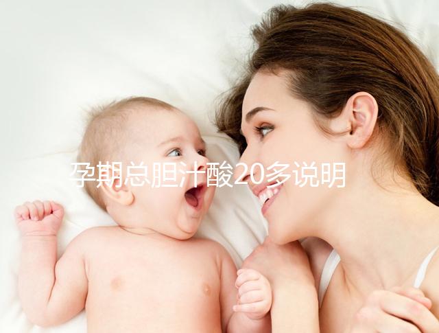 孕期總膽汁酸20多說明什么?不同時(shí)期正常值解讀