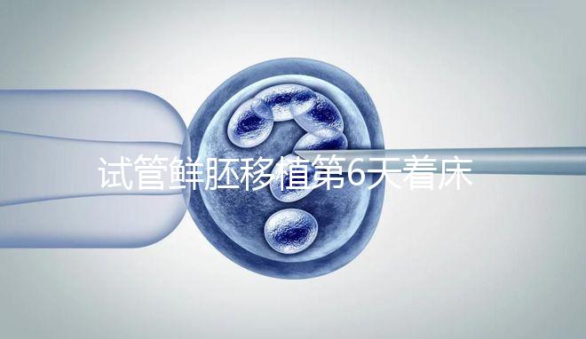 試管鮮胚移植第6天著床了沒?測出大白板還能懷孕嗎?